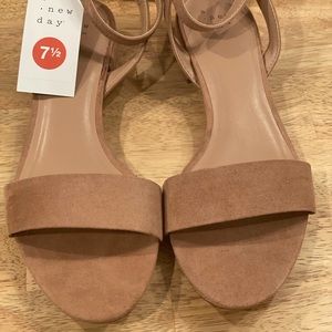 A NEW DAY faux suede sandals